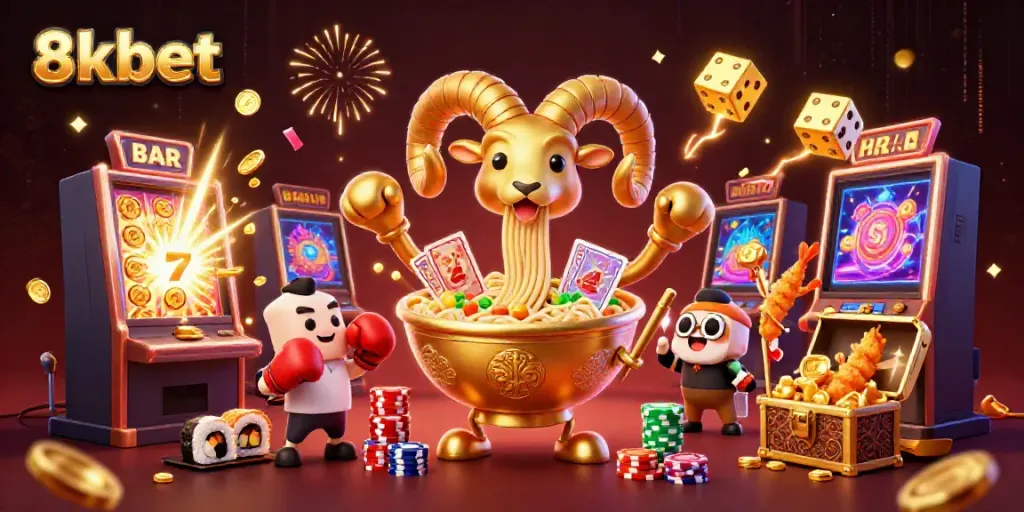 Engage with exciting 8xbet casino scenes featuring vibrant gaming characters and thrilling gameplay.