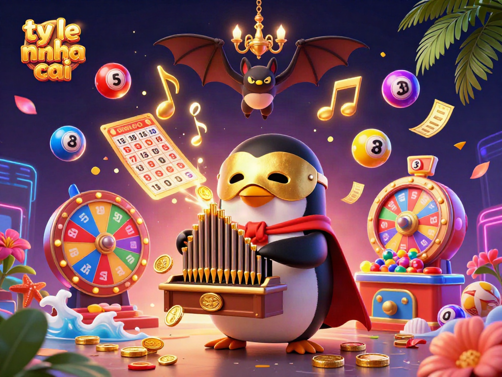 Experience the excitement of ty le nha cai with vibrant lottery elements and a captivating casino scene.