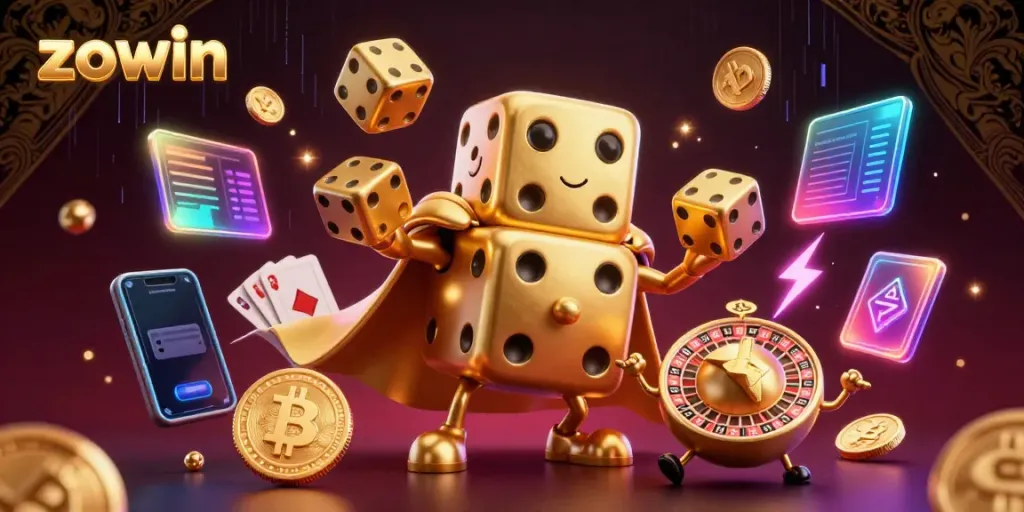 Engage with each spin at Zowin's vibrant online casino, featuring unique characters and gameplay.