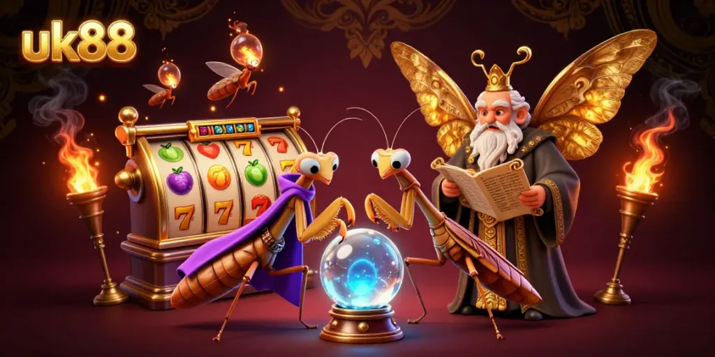 uk88's magical world of slots unfolds with beautiful characters and dynamic spinning reels