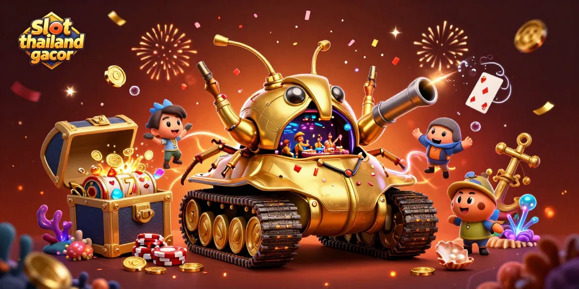 Experience excitement with slot thailand gacor in a vibrant 3D casino scene full of action.