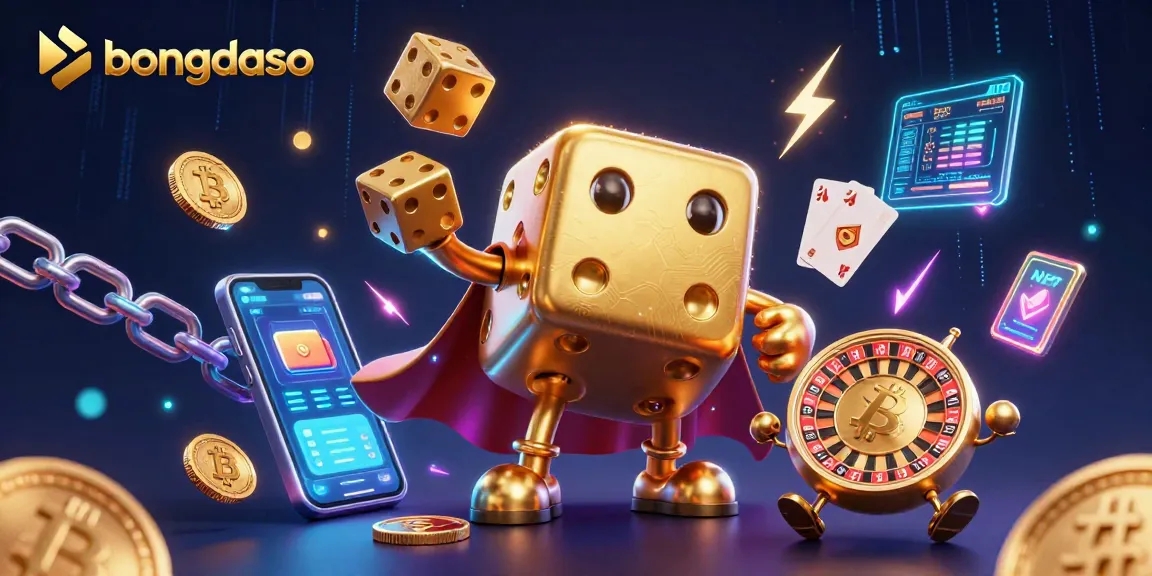 Engage with bongdaso's immersive 3D world of online gambling through vibrant casino elements.