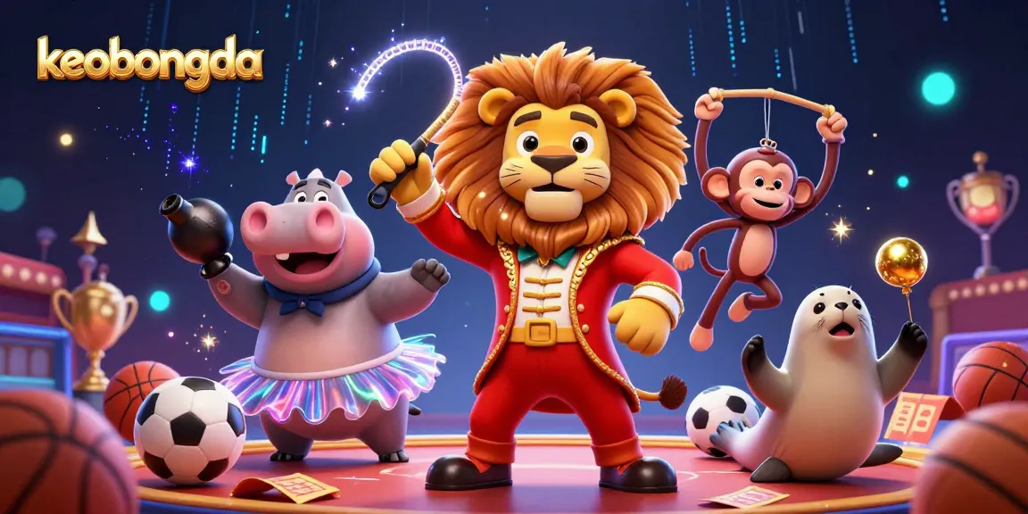 Bet on sports with keobongda's vibrant characters and detailed gambling elements