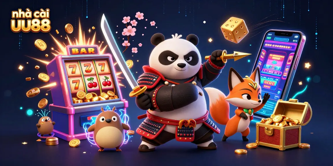 Experience thrilling action at nhà cái uu88 with vibrant characters and a dynamic casino scene.