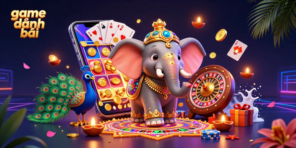 Play game đánh bài with dynamic casino elements, featuring vibrant characters and exciting visuals.