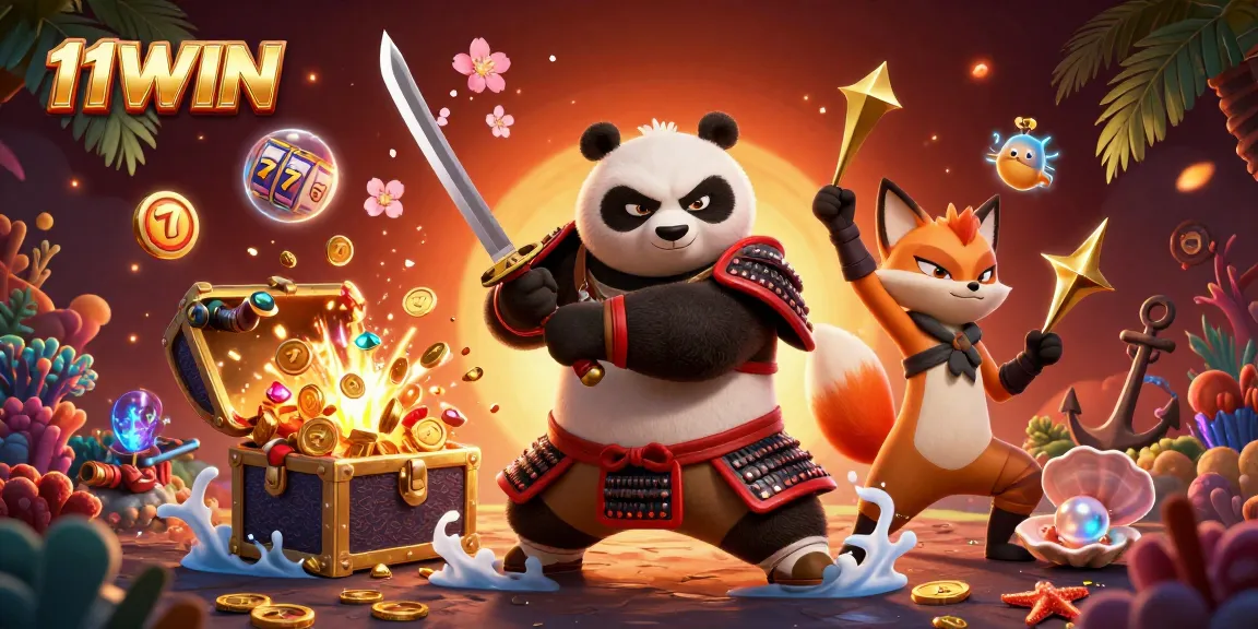 Experience thrilling slots at 11WIN, where unique characters and winning treasures combine.