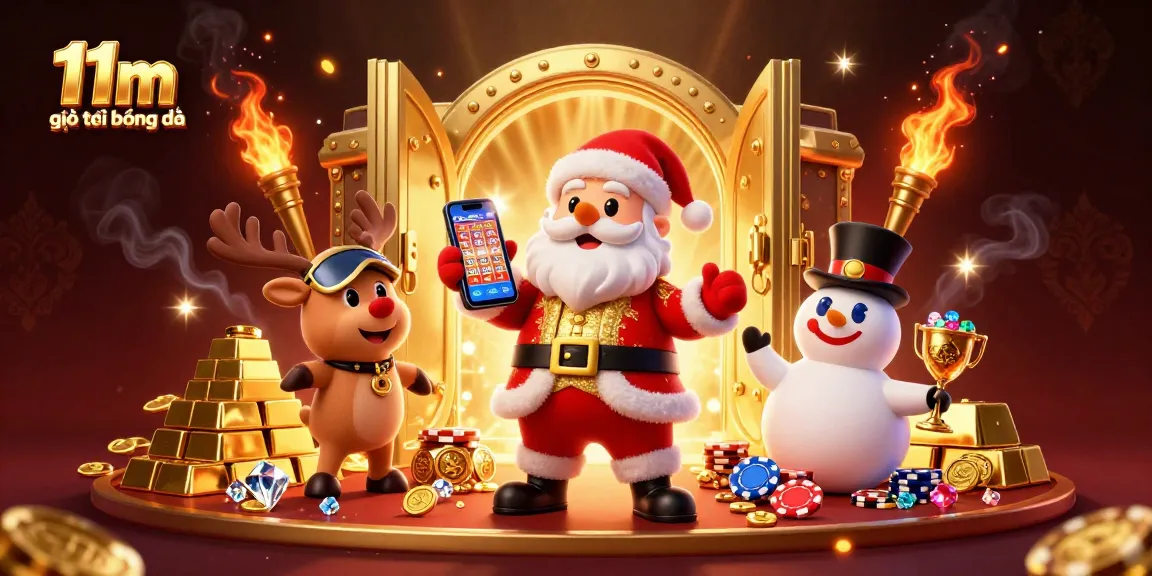 Engage in thrilling moments with 11m giải trí bóng đá in this rich casino scene of festive fun.