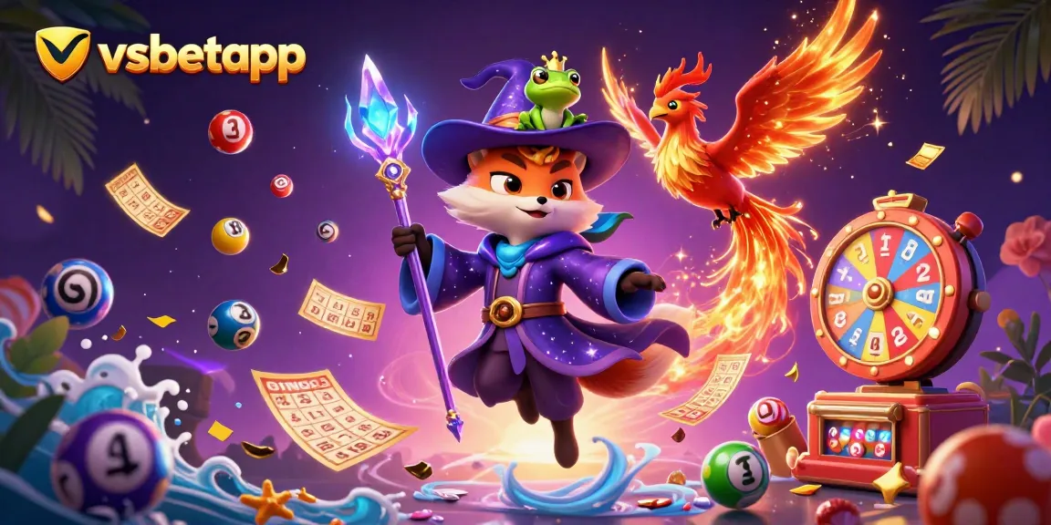 Engage in thrilling gameplay at vsbetapp with dynamic lottery scenes depicting excitement and winning.