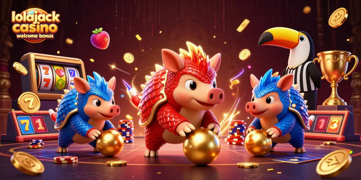 Win big with the lolajack casino welcome bonus featuring lively pangolins and vibrant slots.