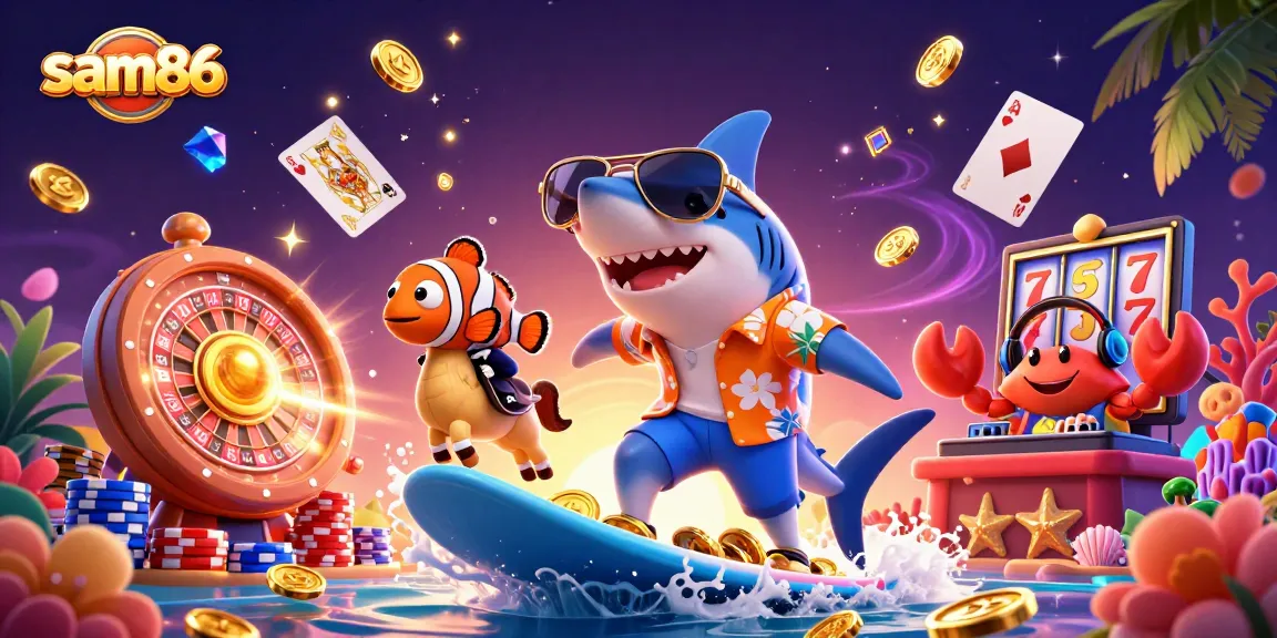 Experience thrilling gameplay at sam86 with vibrant characters and exciting casino elements.