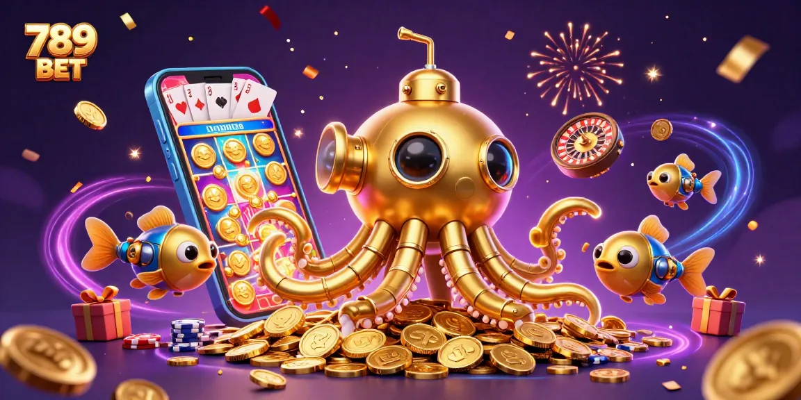 Experience thrilling gameplay with 789 BET's vibrant designs and golden treasures in a casino fantasy scene.
